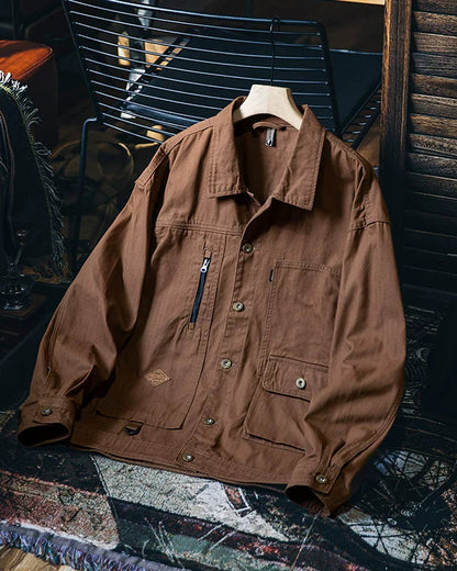 オタムワ キャンバスジップワークジャンパー 2403