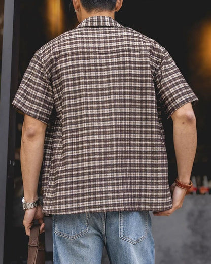 イリリア クラシックチェックハーフスリーブシャツ 2583