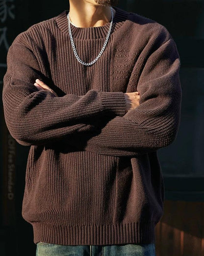 リフエ 切替デザインニットプルオーバー 2378