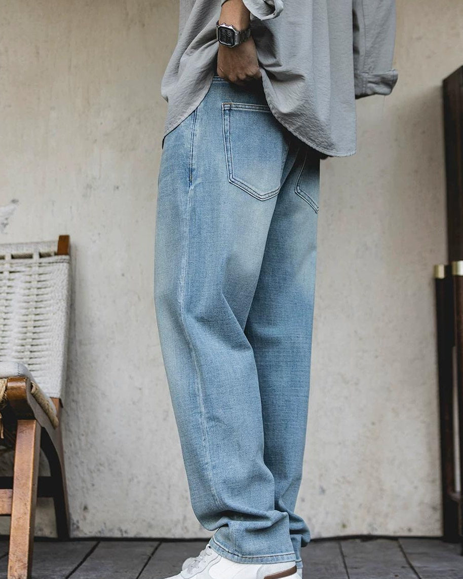 クックビル ルーズストレートデニムパンツ 2468