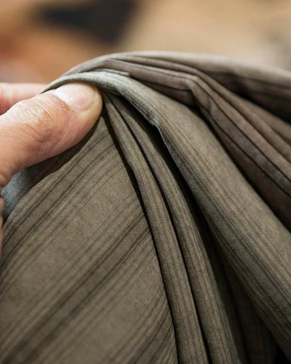 タスカルーサ レトロストライプロングシャツ 2350