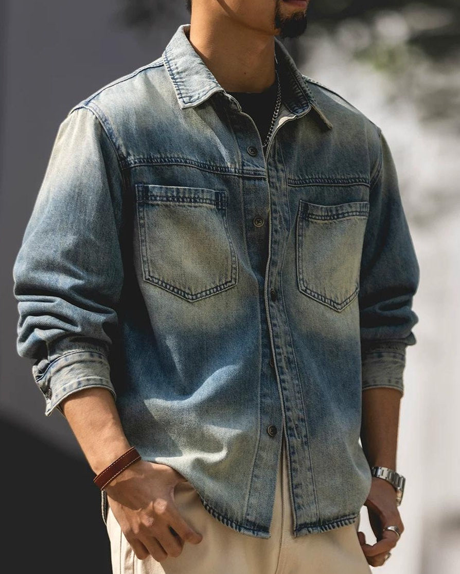 ジレット ダブルポケットボックスワークシャツ 2479