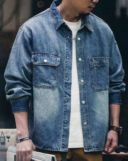 ガズデン ヘビーウォッシュドデニムシャツ 2351