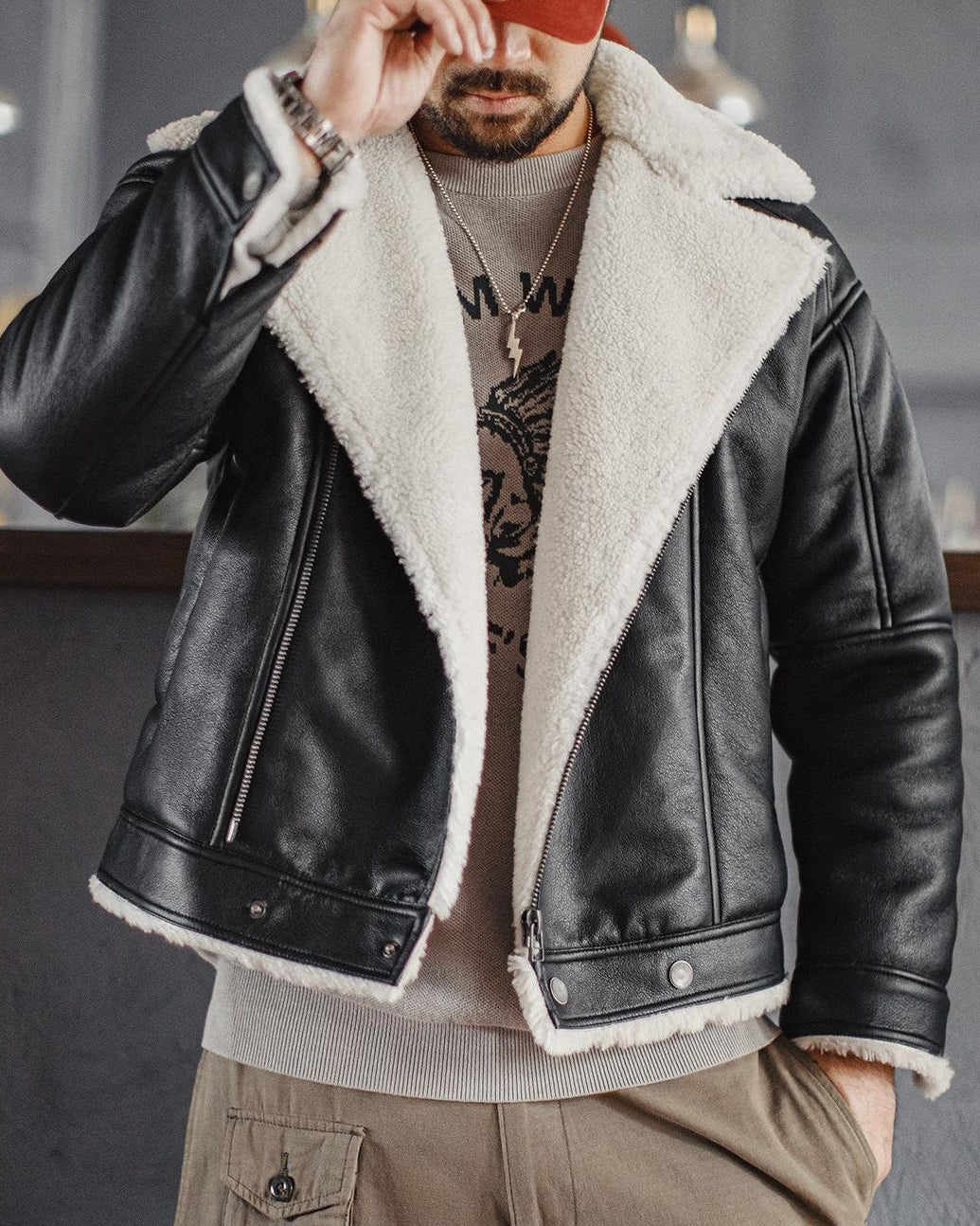 ライマ 裏ボアワイドフライトジャケット 2415