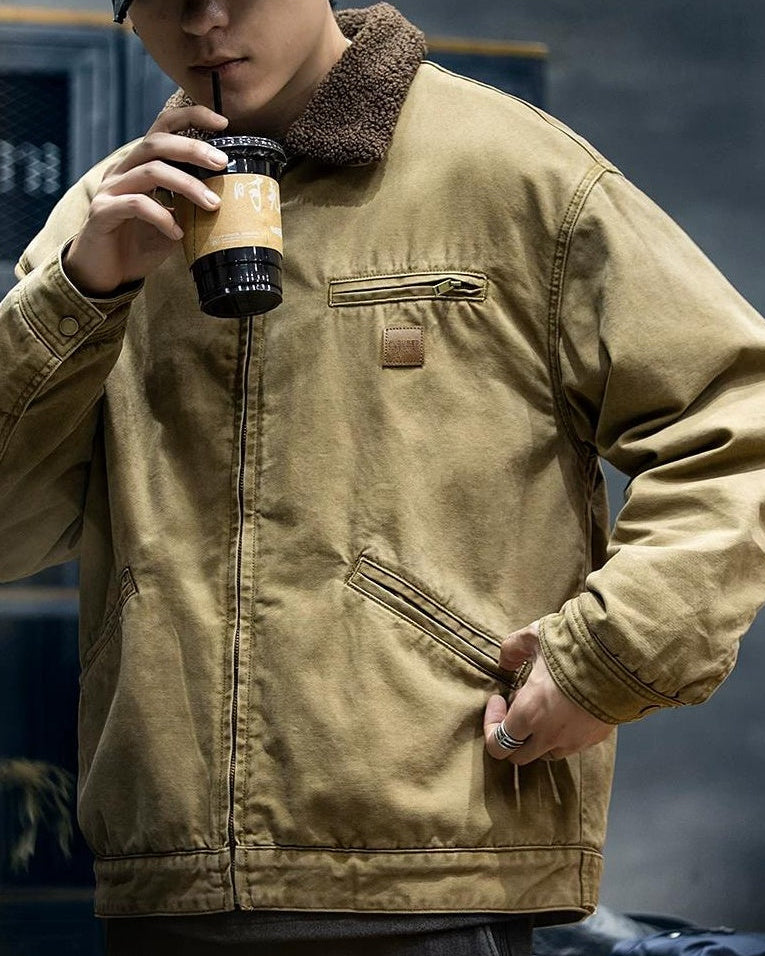 ラスクルーセス 裏ボア ウォームワークジャケット 2390