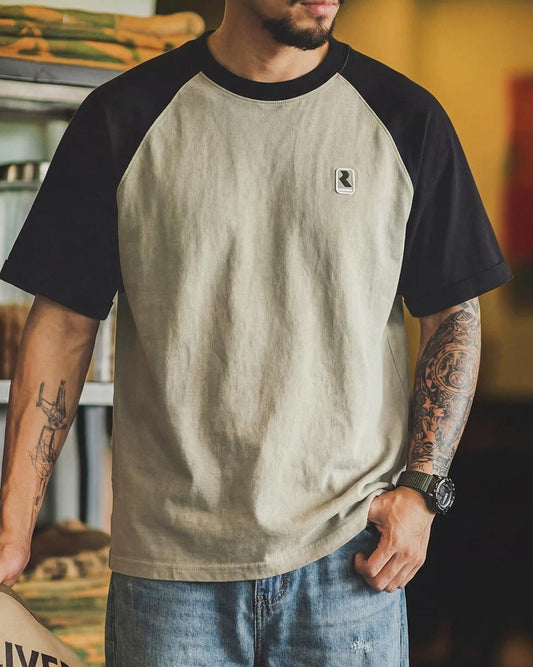 ブローリー ラグランスリーブバイカラートップス 2604