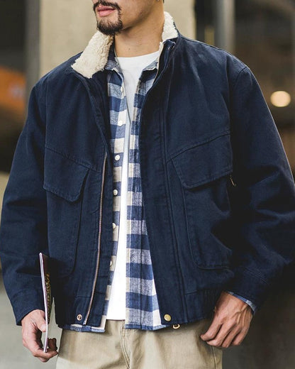 サマービル 裏ボアスタンドカラージャケット 2377