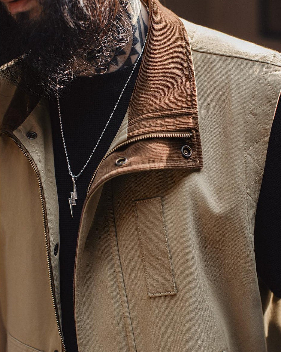 フェアホープ コーデュロイカラーユーティリティワークベスト 2545