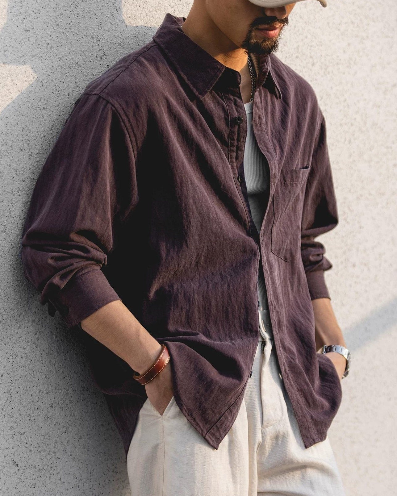 リバートン ルーズフィットシングルポケットワークシャツ 2480