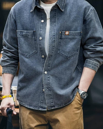 ティフトン シェブロンリベットワークシャツ 2423