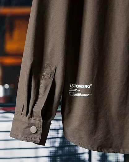 ブーイ スナップフロントワイドワークシャツ 2434