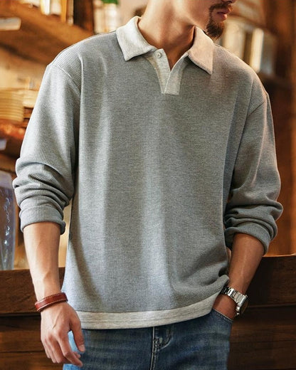 スパークス サーマルニットポロカラーシャツ 2320