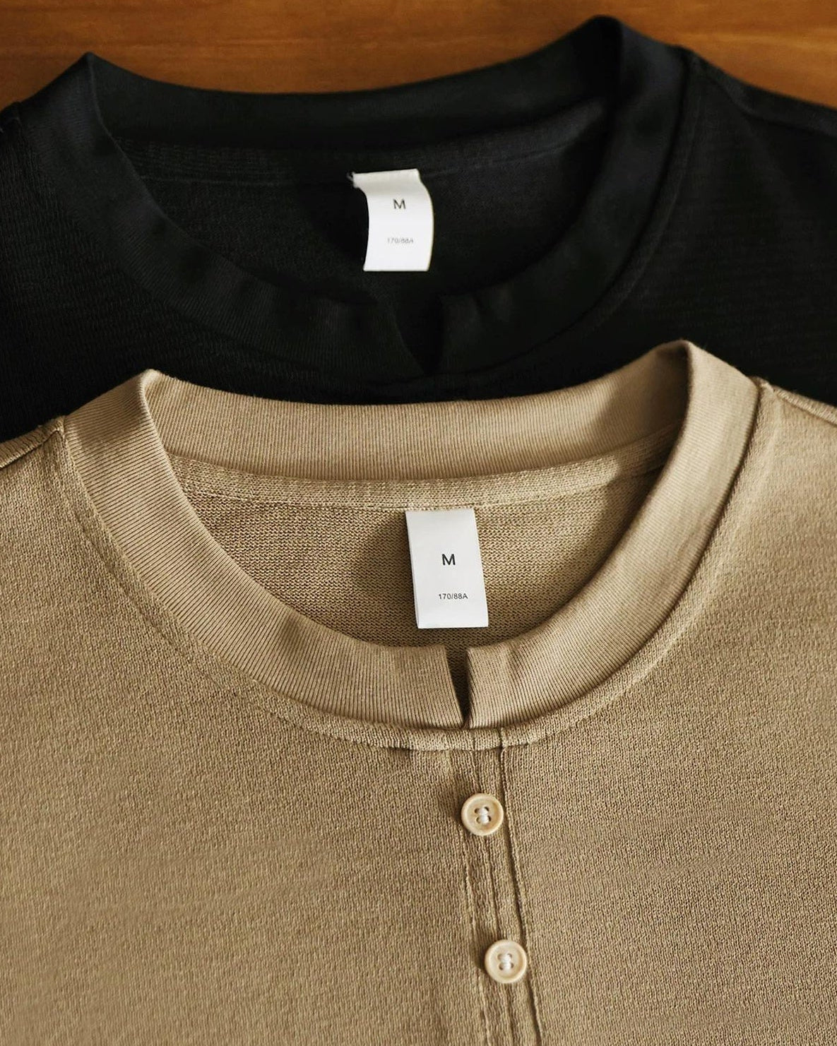 ユッカバレー テクスチャーヘンリーネックTシャツ 2691