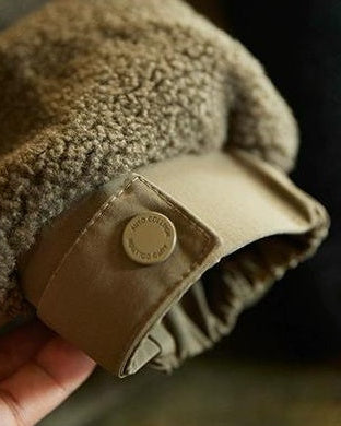 イサカ  スタンドカラーボリュームフリースジャケット 2299