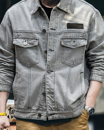 オレイサ ウォッシュグレーデニムジャケット 2338