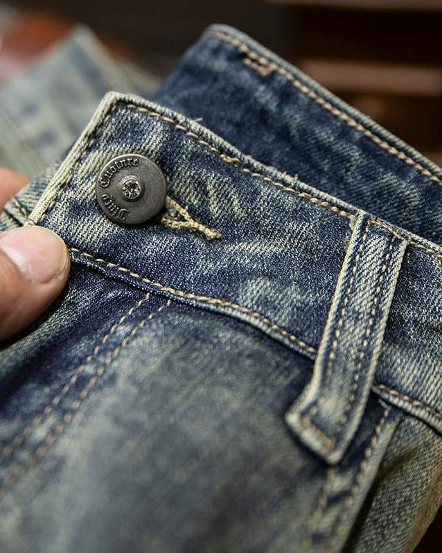ベセル ヴィンテージエイジングストレートジーンズ 2449