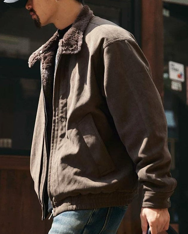 イサクア ファーカラーコーデュロイジャケット 2386