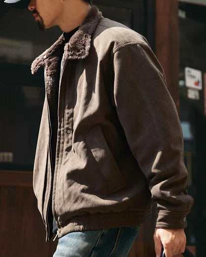 イサクア ファーカラーコーデュロイジャケット 2386