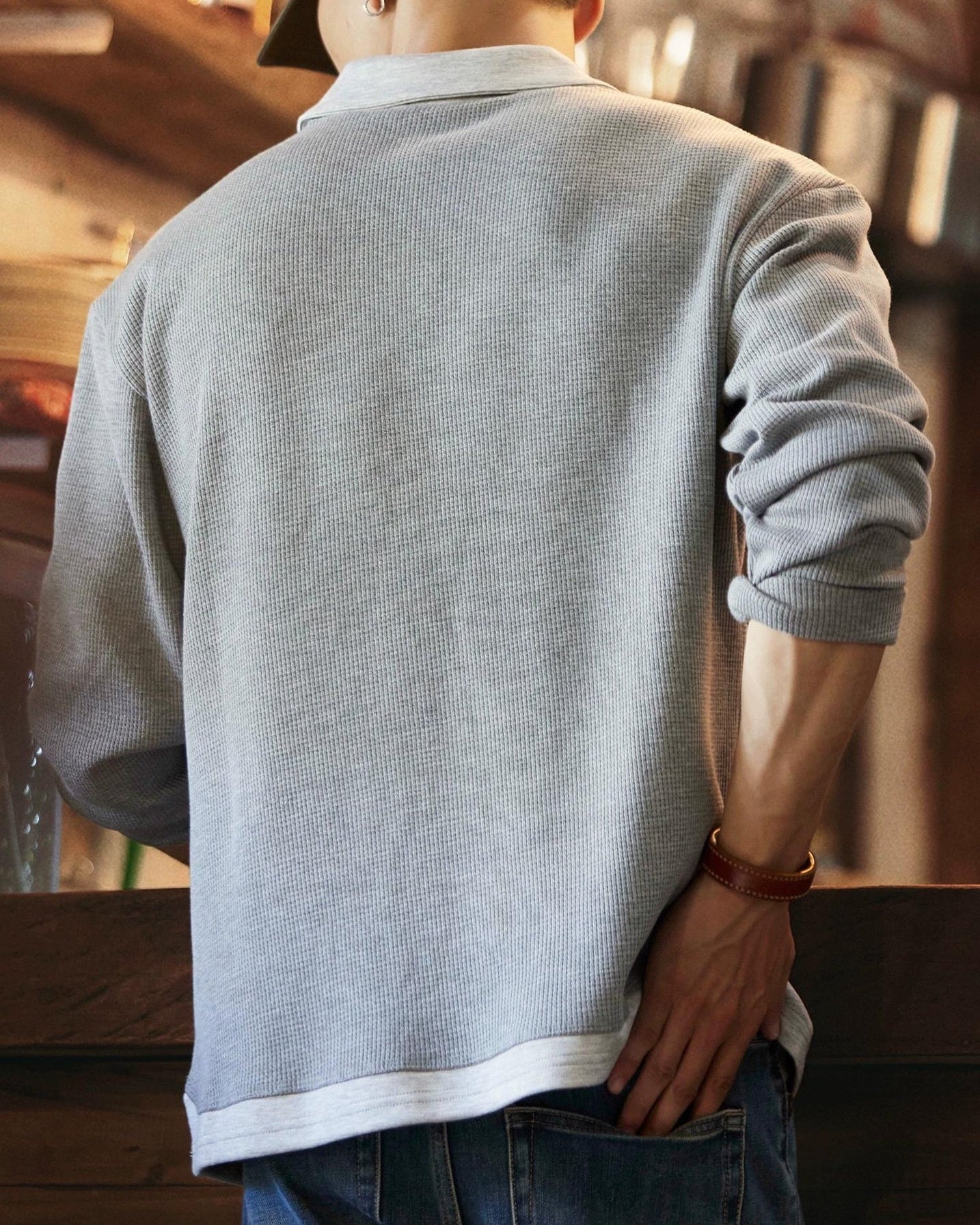 スパークス サーマルニットポロカラーシャツ 2320