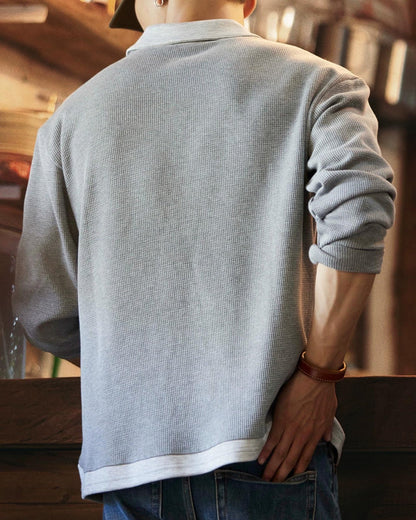 スパークス サーマルニットポロカラーシャツ 2320