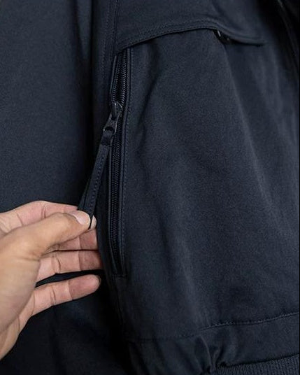 ハノーバー リブカラーラグランワークブルゾン 2487