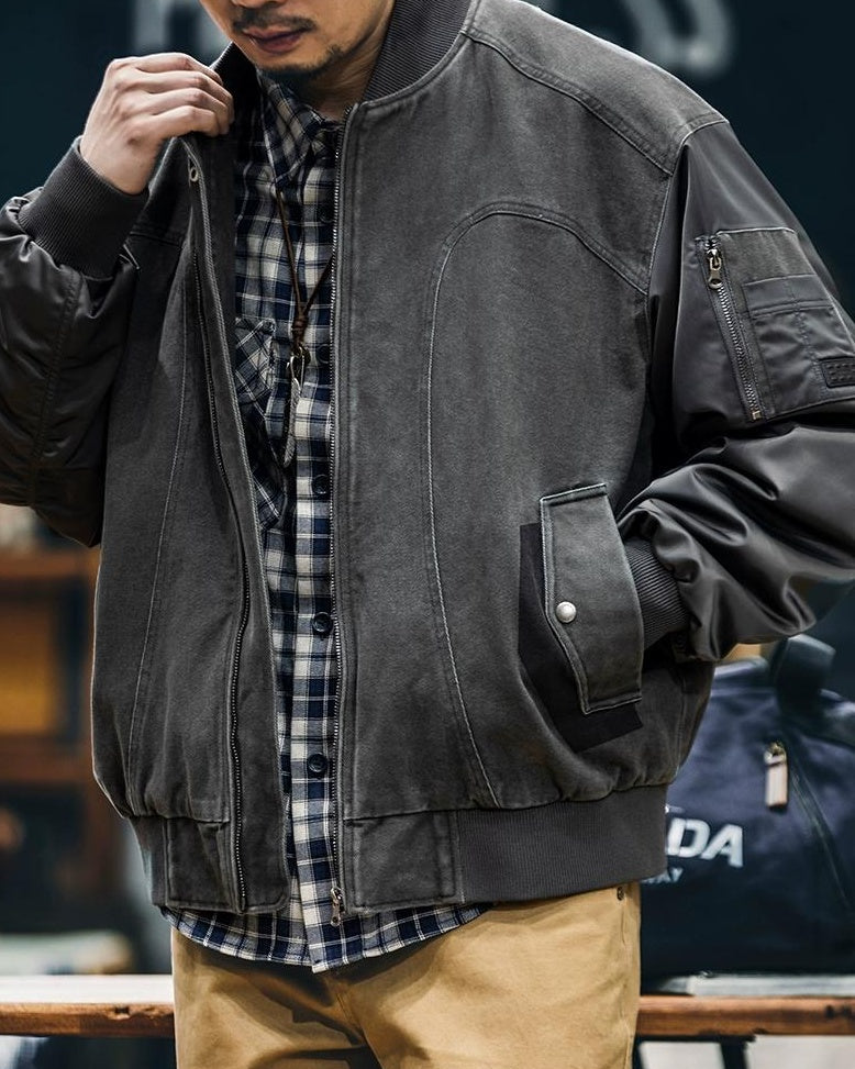 カラマズー バック刺繍フライトジャケット 2345