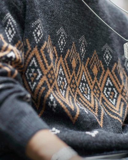 ケープメイ レトロジャカードニットセーター 2310