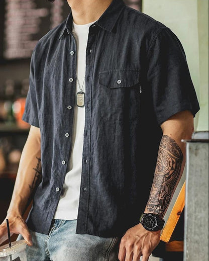 トゥクムカリ フラップポケットショートスリーブシャツ 2593