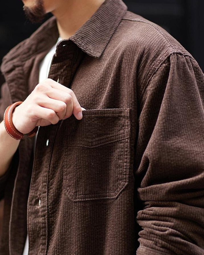 マッカレン コーデュロイダブルポケットレギュラーカラーシャツ 2332