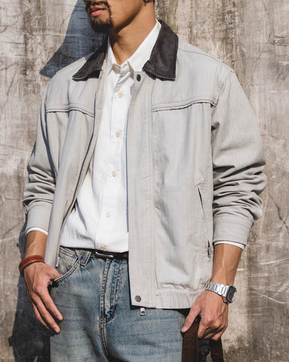 サーモポリス ヘビーウェイト切り替え襟ワークジャケット 2538