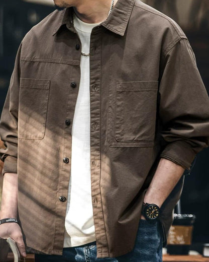 ローム チェストヨークダブルポケットシャツ 2422