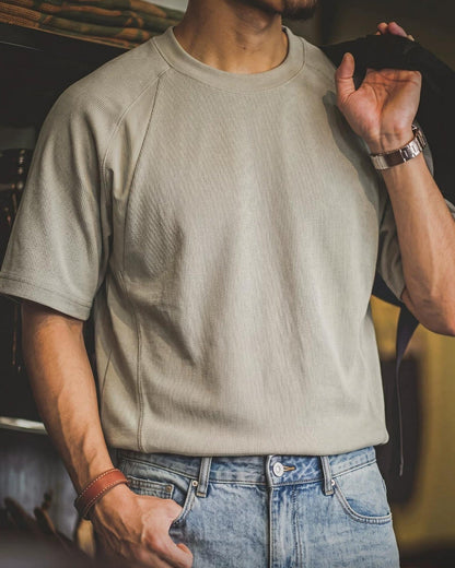 ロンセバート ラグランスリーブテクスチャーTシャツ 2764