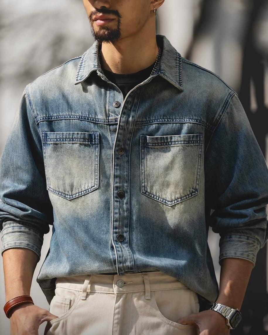 ジレット ダブルポケットボックスワークシャツ 2479