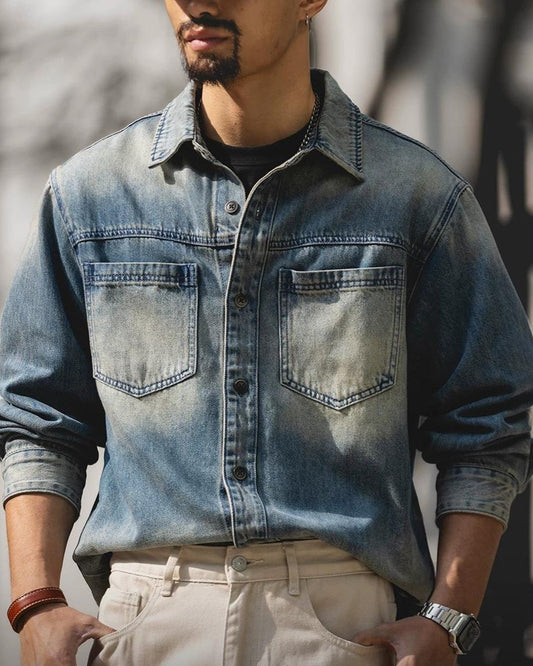 ジレット ダブルポケットボックスワークシャツ 2479