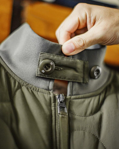 エルマイラ ミリタリーキルティングボンバー ジャケット 2372