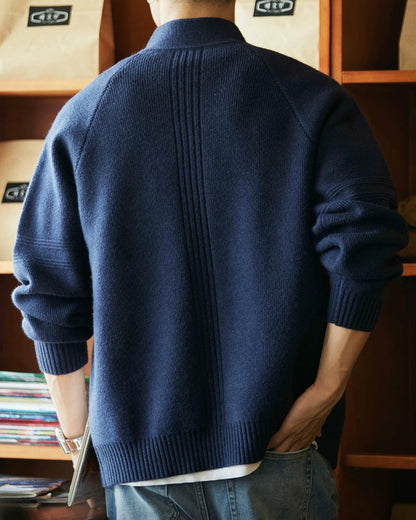 モーゼスレイク フルジップニットセーター 2387