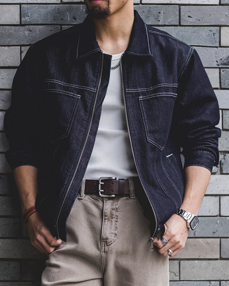 ラトランド スプレッドカラーフロントジップワークジャケット 2488