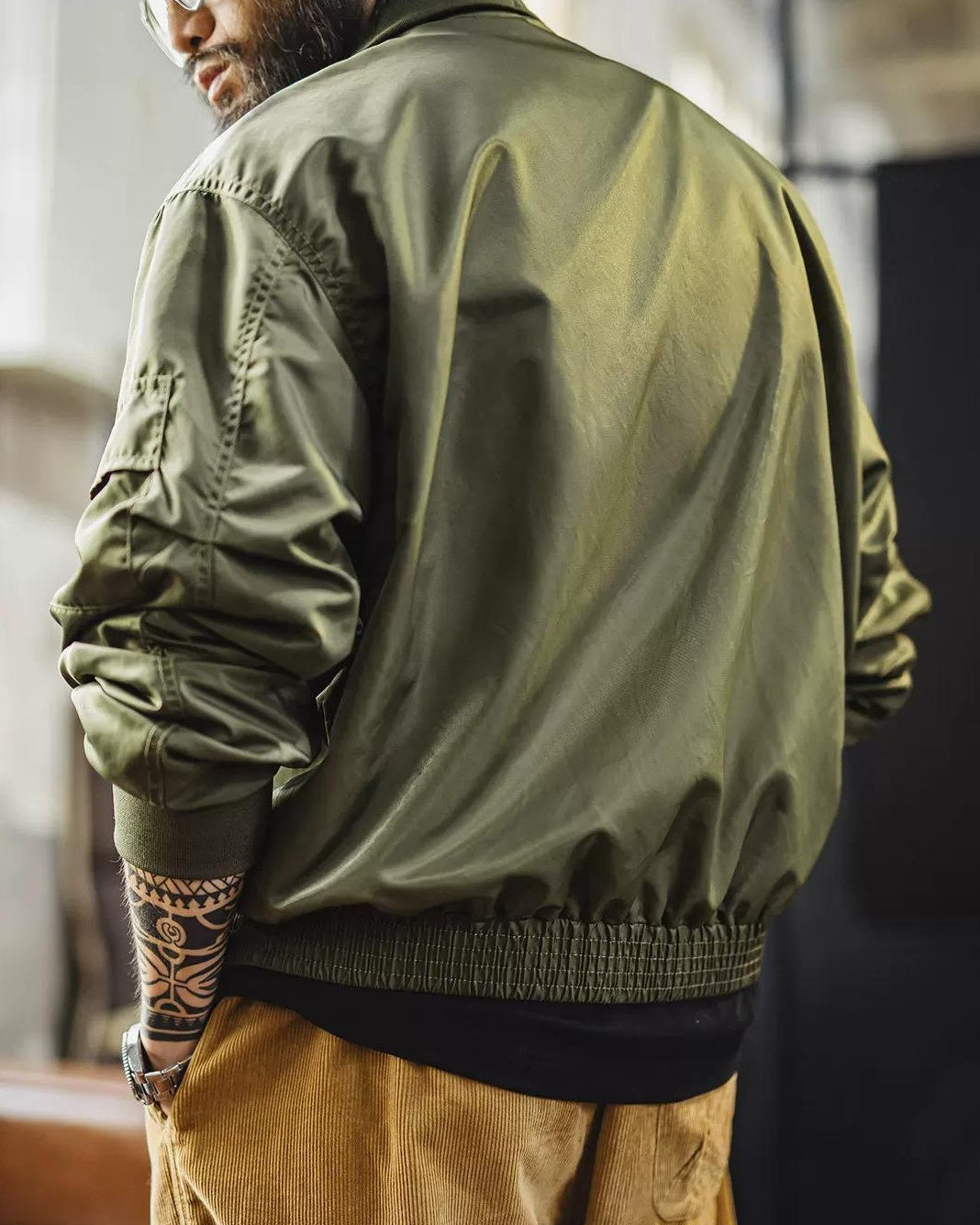 ココモ ミリタリーパッチフライトジャケット 2410