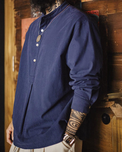 リッチフィールド スタンドカラーロングスリーブシャツ 2529