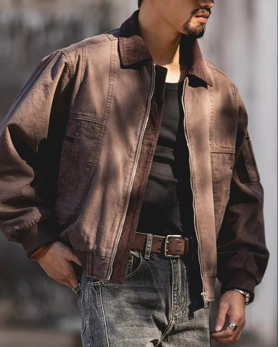 ステーツビル カラーリブユーティリティボマー 2495