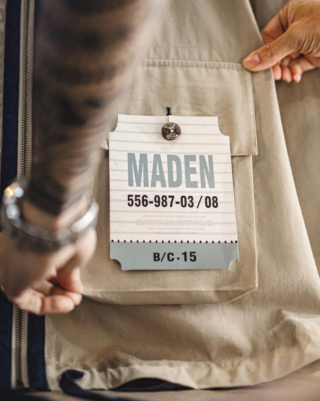 セバストポル ラインジップルーズパーカー 2508