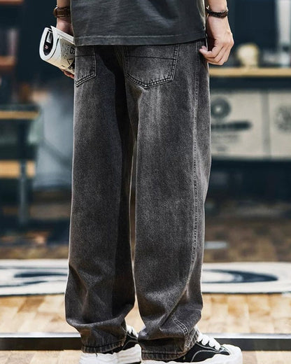 フィッチバーグ フェードブラックストレートジーンズ 2446