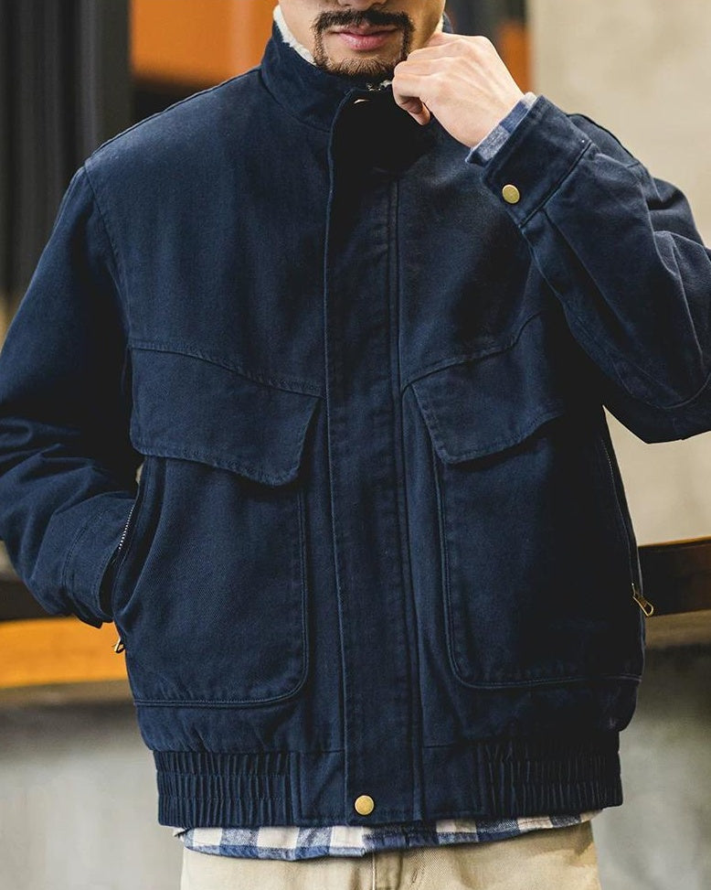 サマービル 裏ボアスタンドカラージャケット 2377