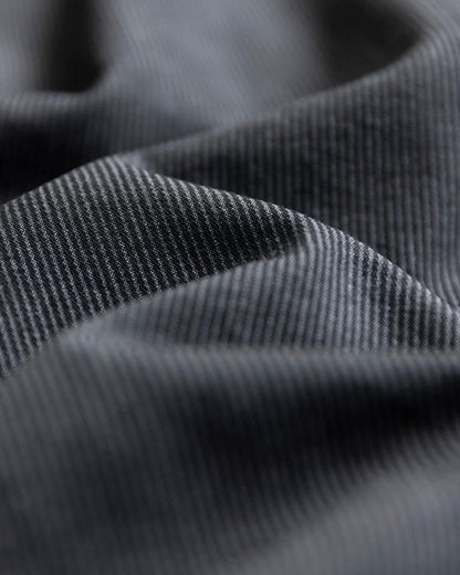 マクミンビル ストライプジャカードデニムシャツ 2520