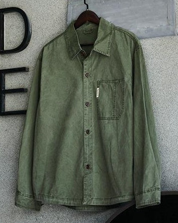 ラウンドロック ウォッシュド CPOシャツジャケット 2326