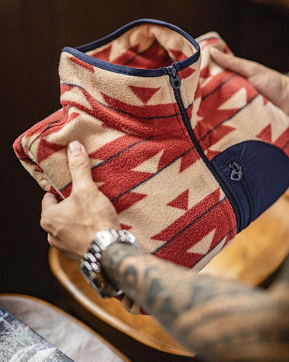 コンウェイ ネイティブ柄切替スタンドジャケット 2461