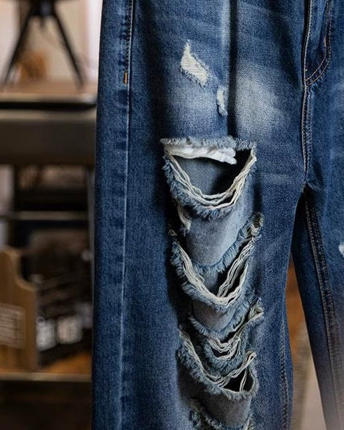 ミルフォード ハードクラッシュストレートジーンズ 2435