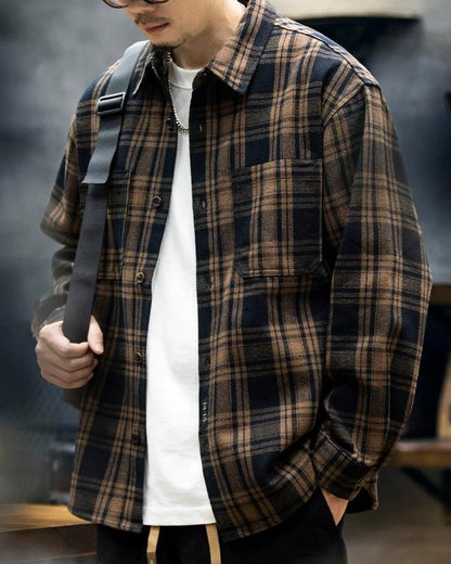 フレデリック レトロチェックフランネルシャツ 2362