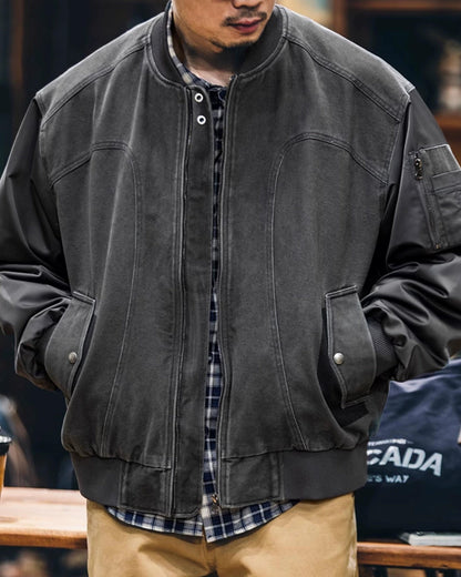 カラマズー バック刺繍フライトジャケット 2345