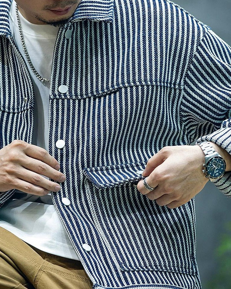 クープビル ストライプデニムジャケット 2518